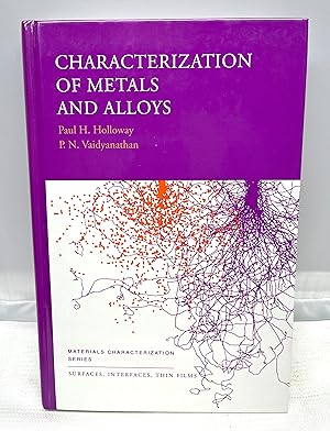 Imagen del vendedor de Characterization of Metals and Alloys (Materials Characterization) a la venta por Prestonshire Books, IOBA