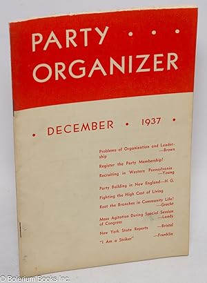 Party organizer, vol. 10, no. 12, December, 1937