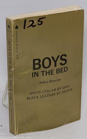 Boys in the Bed white collar by day, black leather by night (cover subtitle)