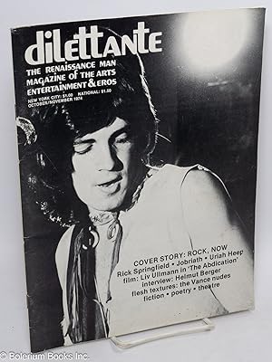 Dilettante: the renaissance man magazine of the arts, entertainment & eros, Vol. 1 No. 4, October...