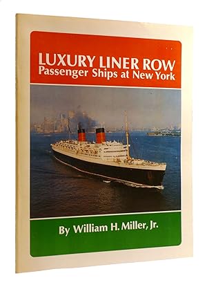 Bild des Verkufers fr LUXURY LINER ROW Passenger Ships At New York zum Verkauf von Rare Book Cellar