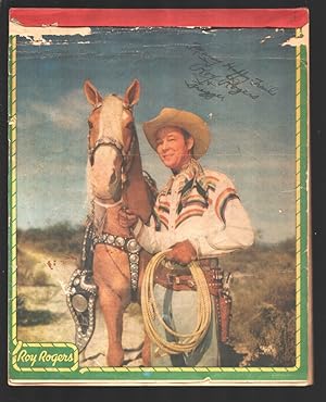 Roy Rogers & Trigger Writing Tablet 1940's-Photo cover signed by Roy & Trigger-Size is about 8 x ...