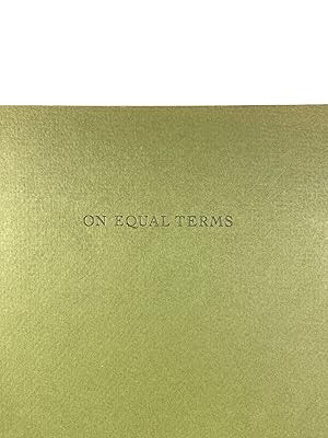 On Equal Terms; Poems by Charles Bernstein, David Ignatow, Denise Levertov, Louis Simpson, Gerald...