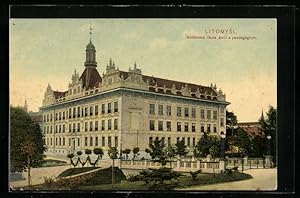 Ansichtskarte Litomysl, Mestanska skola divci a paedagogium