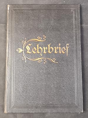 Buchdrucker-Innung zu Hamburg (Zwangs-Innung): Lehrbrief. - [Brief von 1906].