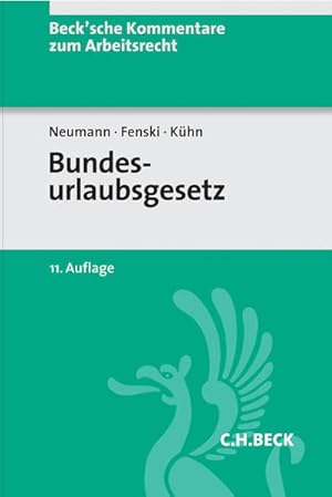 Bild des Verkufers fr Bundesurlaubsgesetz: nebst allen anderen Urlaubsbestimmungen des Bundes und der Lnder: Mit allen anderen Urlaubsbestimmungen des Bundes und der Lnder (Beck'sche Kommentare zum Arbeitsrecht, Band 12) zum Verkauf von Studibuch