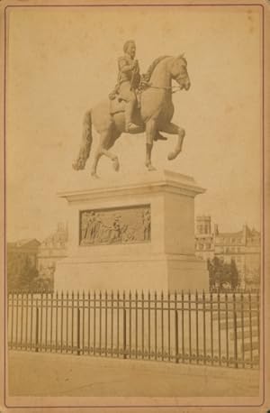 Kabinettfoto Paris I., Pont Neuf, Monument Henri IV