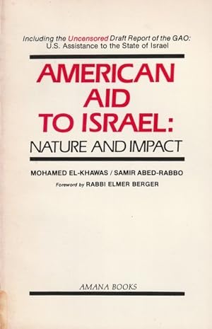 Bild des Verkufers fr American Aid to Israel: Nature and Impact zum Verkauf von Goulds Book Arcade, Sydney