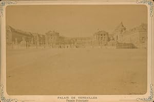 Kabinettfoto Versailles Yvelines, Schloss Versailles, Hauptfassade - Foto: Perier, Paris