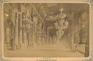 Kabinettfoto Paris IX., Das öffentliche Foyer der Oper - Foto: Perier, Paris