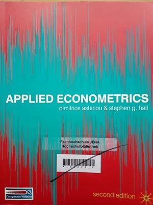 Seller image for Applied Econometrics for sale by Versandantiquariat Jena