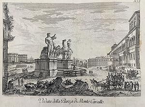 VEDUTA DELLA PIAZZA DI MONTE CAVALLO J. C. J. Friedrich secundum Piranesi,