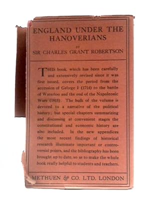 Bild des Verkufers fr A History Of England in 8 Volumes Vol.VI England Under The Hanoverians zum Verkauf von World of Rare Books