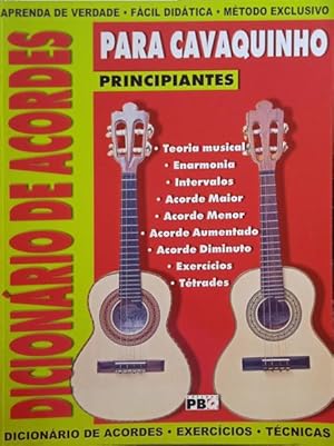 DICIONÁRIO DE ACORDES PARA CAVAQUINHO, PRINCIPIANTES.