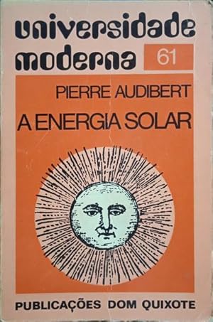 Imagen del vendedor de A ENERGIA SOLAR. a la venta por Livraria Castro e Silva