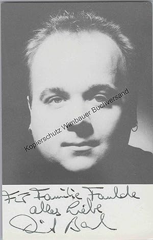 Bild des Verkufers fr Original Autogramm Dirk Bach (1961-2012) /// Autograph signiert signed signee zum Verkauf von Antiquariat im Kaiserviertel | Wimbauer Buchversand