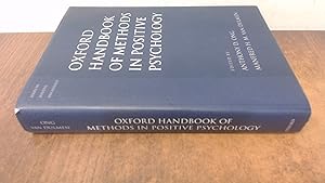 Imagen del vendedor de OXFORD HANDBOOK OF METHODS IN POSITIVE PSYCHOLOGY a la venta por BoundlessBookstore