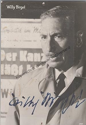 Immagine del venditore per Original Autogramm Willy Birgel (1891-1973) /// Autograph signiert signed signee venduto da Antiquariat im Kaiserviertel | Wimbauer Buchversand