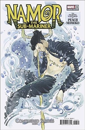 Seller image for NAMOR THE SUB-MARINER : CONQUERED SHORES Issue 3 - Peach Momoko Variant cover (2023) for sale by Comics Monster