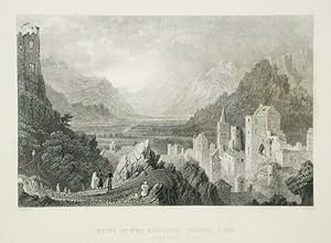 Seller image for Ruins of the Episcopal Palace, Sion. / (Canton Valais) for sale by Sergio Trippini