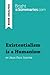 Image du vendeur pour Existentialism is a Humanism by Jean-Paul Sartre (Book Analysis): Detailed Summary, Analysis and Reading Guide (BrightSummaries.com) [FRENCH LANGUAGE - Soft Cover ] mis en vente par booksXpress