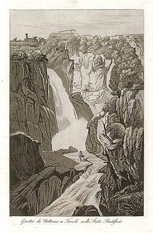 Bild des Verkufers fr Grotta di Nettuno a Tivoli nello Stato Pontificio zum Verkauf von Sergio Trippini
