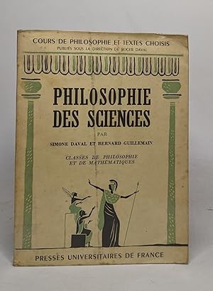 Seller image for Philosophie des sciences for sale by crealivres