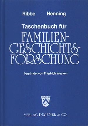Immagine del venditore per Taschenbuch fr Familiengeschichtsforschung. venduto da Versandantiquariat Boller