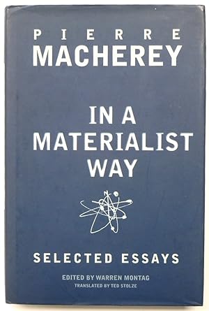 Bild des Verkufers fr In a Materialist Way: Selected Essays zum Verkauf von PsychoBabel & Skoob Books