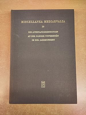 Die Auseinandersetzungen an der Pariser Universitat im XIII. Jahrhundert