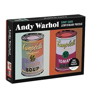 Bild des Verkufers fr Andy Warhol Soup Cans 300 Piece Lenticular Puzzle zum Verkauf von GreatBookPricesUK