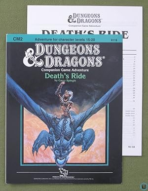 Bild des Verkufers fr Death's Ride (Dungeons & Dragons module CM2) NICE Original 1984 edition zum Verkauf von Wayne's Books