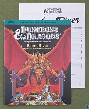 Imagen del vendedor de Sabre River (Dungeons & Dragons Module CM3) Original 1984 edition a la venta por Wayne's Books
