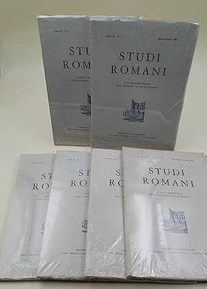 Studi Romani- Rivista bimestrale di Studi Romani-Anno IX- 6 voll.1961