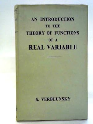 Seller image for An Introduction to the Theory of Functions of a Real Variable for sale by World of Rare Books