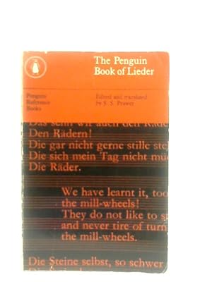 Bild des Verkufers fr The Penguin Book Of Lieder zum Verkauf von World of Rare Books