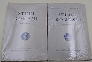 Studi Romani- rivista bimestrale dell'Istituto di Studi Romani- Anno X, 2 voll. 1962