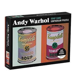 Bild des Verkufers fr Andy Warhol Soup Cans 300 Piece Lenticular Puzzle zum Verkauf von GreatBookPricesUK