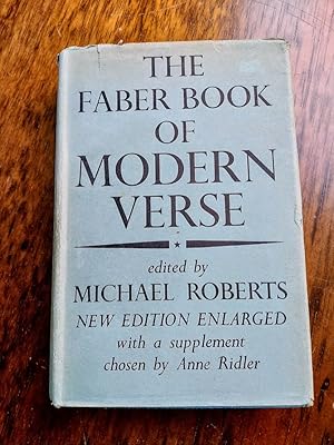 Immagine del venditore per The Faber Book of Modern Verse venduto da Johnston's Arran Bookroom