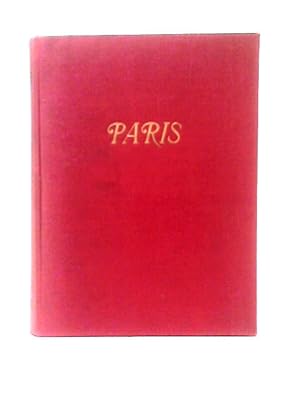 Bild des Verkufers fr Paris zum Verkauf von World of Rare Books