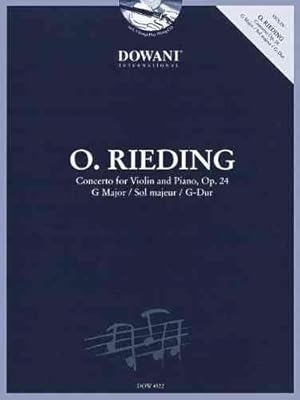 Bild des Verkufers fr Oskar Rieding Concerto for Violin and Piano, Op. 24 G Major / Sol majeur / G-Dur zum Verkauf von GreatBookPricesUK