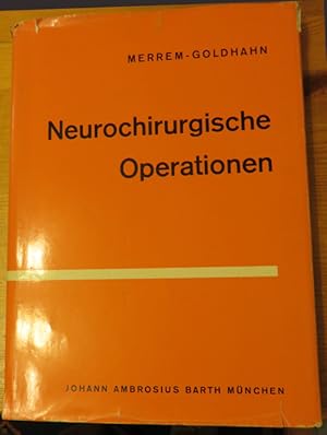 Image du vendeur pour Neurochirurgische Operationen mis en vente par Hans H. Althaus