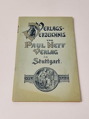 Verlagsverzeichnis von Paul Neff Verlag in Stuttgart