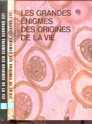 Seller image for LES GRANDES ENIGMES DES ORIGINES DE LA VIE EN 2 TOMES for sale by Ammareal