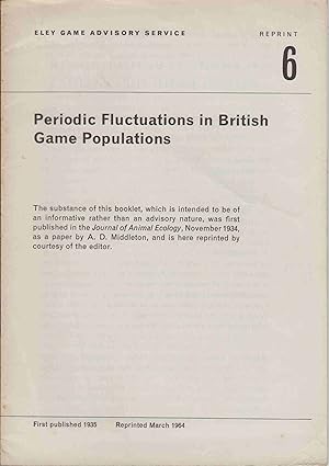 Seller image for PERIODIC FLUCTUATIONS IN BRITISH GAME POPULATIONS. I.C.I. Game Services Advisory Leaflet No. 6. Shooting booklet. for sale by Coch-y-Bonddu Books Ltd