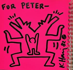 Keith Haring [Tony Shafrazi Gallery, SIGNED w/ original drawing]: Robert Pincus-Witten, Jeffrey ...