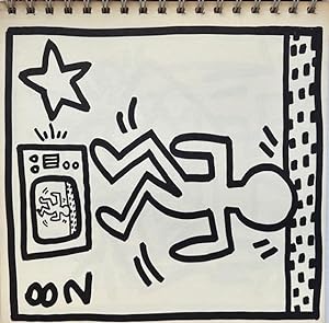 Keith Haring [Tony Shafrazi Gallery, SIGNED w/ original drawing]: Robert Pincus-Witten, Jeffrey ...