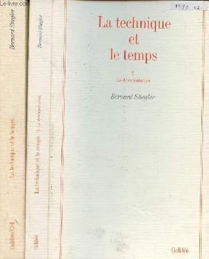 Seller image for La technique et le temps - 2 tomes (2 volumes) - tome 1 : la faute d'Epimthe - Tome 2 : la dsorientation. for sale by Le-Livre