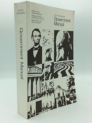 Seller image for 1977/78 UNITED STATES GOVERNMENT MANUAL for sale by Kubik Fine Books Ltd., ABAA