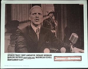 Seller image for Judgment at Nuremberg Lobby Card #4 Burt Lancaster! for sale by AcornBooksNH